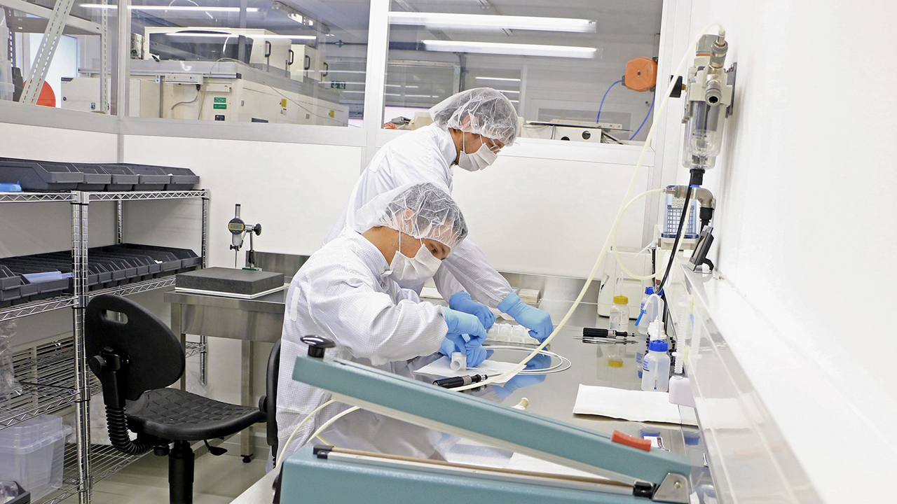 4Tex cleanroom and manufacturing environment